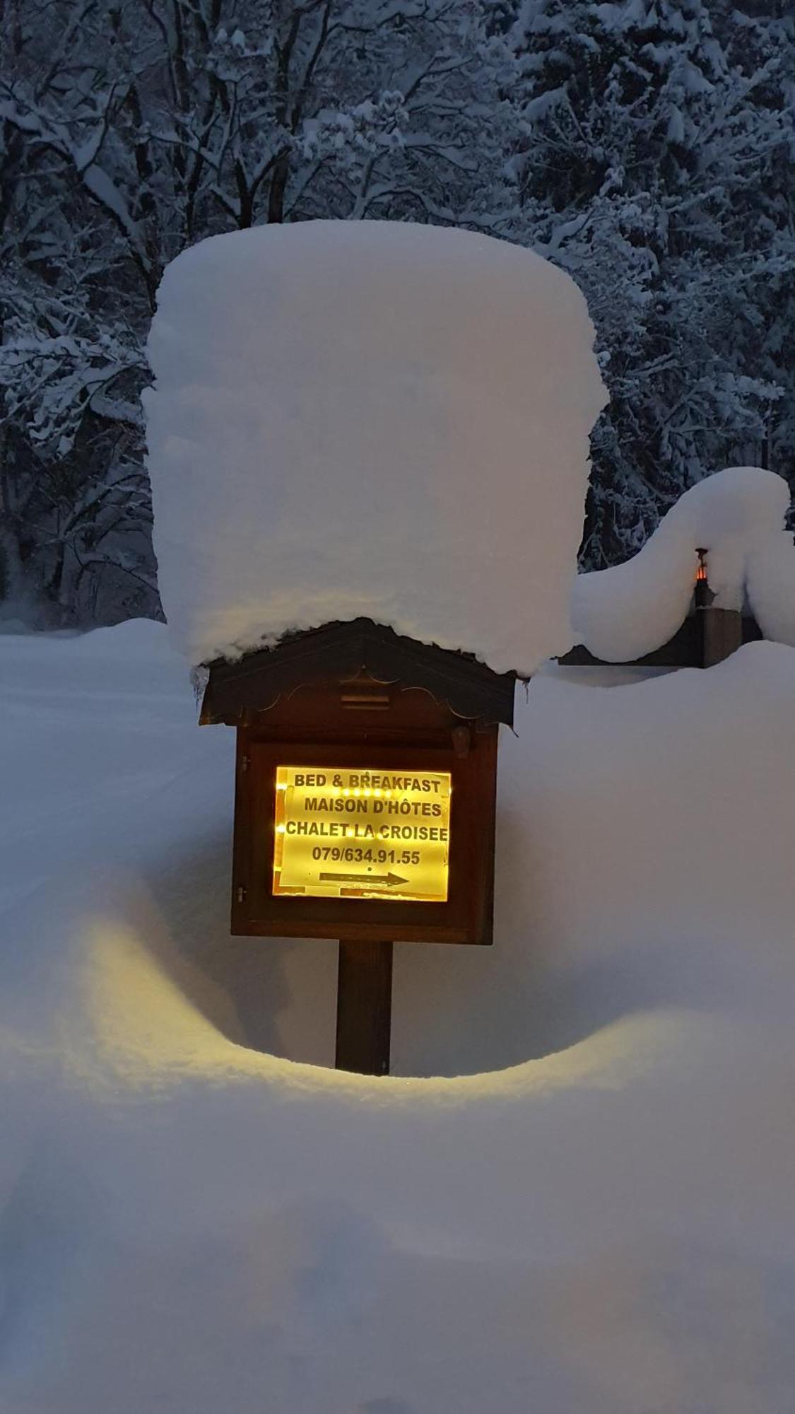 B&B Chalet La Croisee Vers L'Eglise Εξωτερικό φωτογραφία
